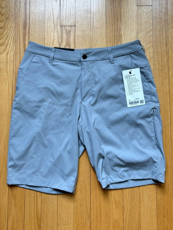 lululemon athletica Other - NWT Lululemon Men Classic-Fit Commission Golf Shorts 10” 32 Inch Waist Gray NEW